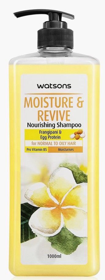 Watsons Moisture and Revive Nourishing Shampoo 1000Ml